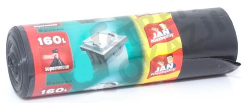 JAN NIEZBĘDNY WORKI NA ŚMIECI 160L - 10 SZT