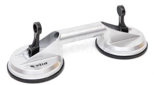 EXTOL PRZYSSAWKA DO SZYB 2X118 100 KG - UCHWYT ALU