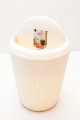 CURVER KNIT KOSZ NA ŚMIECI BATHROOM 7L BIAŁY