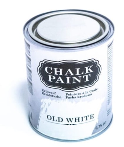 CHALK PAINT FARBA KREDOWA RENOWACYJNA OLD WHITE BIAŁA 0,75L