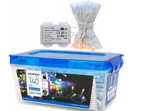 LAMPKI LED ZEWNĘTRZNE WEW 140LED KOLOR NA BATERIE