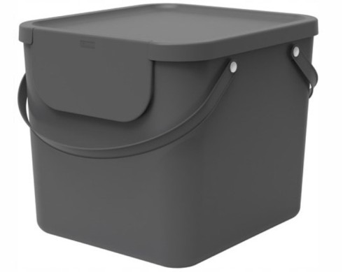 ROTHO 40L ANTRACYT KOSZ SEGREGACJI ODPADÓW ŚMIECI ALBULA