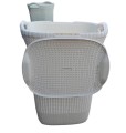 CURVER KOSZ NA BIELIZNĘ KNIT 57L KREMOWY
