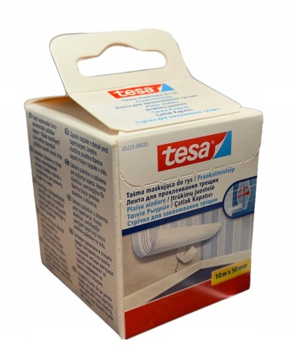 TESA TAŚMA DO MASKOWANIA PĘKNIEĆ W ŚCIANIE 50x10M