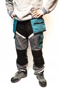 LAHTI PRO SPODNIE ROBOCZE DO PASA ODBLASKOWE R. M