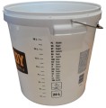 HARDY WIADRO PLASTIKOWE OKRĄGŁE Z PODZIAŁKĄ 20 L WIADERKO