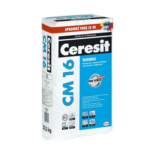 CERESIT CM16 KLEJ DO PŁYTEK GRESU ELASTYCZNY 22,5KG