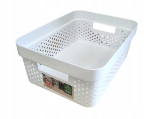 CURVER INFINITY KOSZYK AŻUROWY BIAŁY 11L