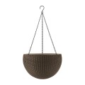 KETER RATTAN HANGING 35CM DONICZKA WISZĄCA MOKKA