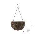 KETER RATTAN HANGING 35CM DONICZKA WISZĄCA MOKKA
