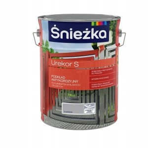 ŚNIEŻKA UREKOR PODKŁAD ANTYKOROZYJNY POPIELAT 5L