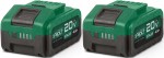 2X STALCO AKUMULATOR BATERIA 20 V 4 Ah S-VOLT 