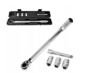 Klucz dynamometryczny Niteo 28-210 Nm + 3 NASADKI