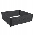 KETER MAPLE OBRZEŻE OGRODOWE PODWYŻSZONA GRZĄDKA ANTRACYT 106X106X50