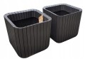 KETER DONICZKA DONICA CUBE PLANTER M BRĄZ WHISKEY