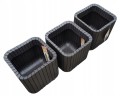 KETER DONICZKA DONICA CUBE PLANTER M BRĄZ WHISKEY