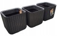KETER DONICZKA DONICA CUBE PLANTER M BRĄZ WHISKEY