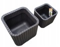 KETER DONICZKA DONICA CUBE PLANTER M BRĄZ WHISKEY