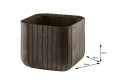 KETER DONICZKA DONICA CUBE PLANTER L BRĄZ WHISKEY