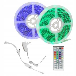 SPECTRUM LED LISTWA LED 26W 2X 5M RGB KOMPLET IP20