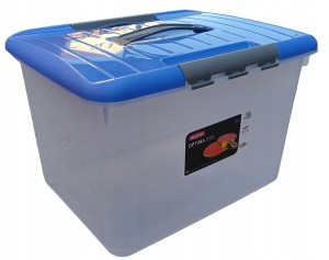 CURVR POJEMNIK OPTIMA 30L / NIEBIESKA POKRYWA