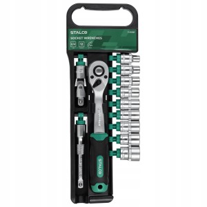 STALCO GRZECHOTKA 1/2 I NASADKI 12 ELEMENTÓW