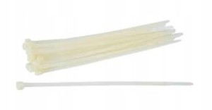 STALCO OPASKA KABLOWA BIAŁA 7,6mm x 550 mm 100 szt