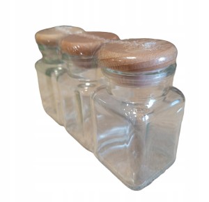 PRACTIC ZESTAW POJEMNIKÓW NA PRZYPRAWY PRZYPRAWY 150ml 3 SZT