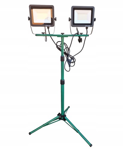 STALCO HALOGEN NAŚWIETLACZ LED 2X50W (100W) NA STATYWIE
