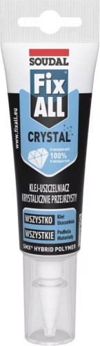 SOUDAL KLEJ MONTAŻOWY FIX ALL CRYSTAL 125ML