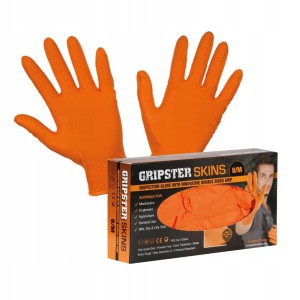 GRIPSTER SKINS RĘKAWICE GUMOWE ROZ. L (9) 50 szt