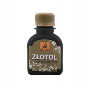 Dragon złoty 80 ml efekt metaliczny złotol lakier