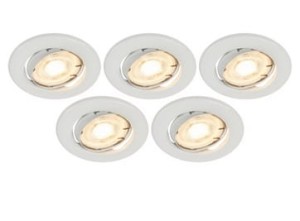 OCZKO SUFITOWE LAMPA LED UCHYLNA 230V GU10 IP20 B