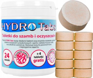 HYDRO TABS TABLETKI BIOLOGICZNE DO SZAMBA 5G 24+4