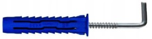 RAWLPLUG KOŁEK Z HAKIEM KĄTOWYM 8X40MM 8SZT