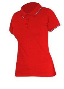 LAHTI PRO KOSZULKA POLO DAMS. 190G/M2 CZERW.ROZ.M