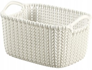 CURVER KOSZYK KNIT RECT XS - 3 L KREMOWY