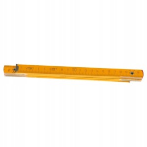 TOP TOOLS MIARA SKŁADANA DREWNIANA 1M ŻÓŁTA