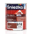 ŚNIEŻKA FARBA NA DACH CEGLANY PÓŁMAT RAL8004 0,75L