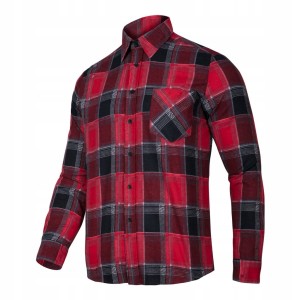 LAHTI PRO KOSZULA FLANELOWA CZERW. ROZ.3XL (XXXL)