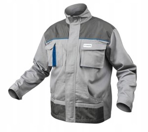HOGERT KURTKA OCHRONNA JASNO SZARA ROZ 2XL