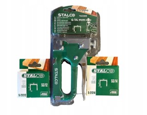 STALCO TACKER 4-14MM + ZSZYWKI 12MM I 14MM 1000SZT
