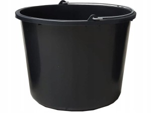VOREL WIADRO BUDOWLANE PLASTIK CZARNE 16L