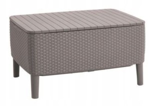 KETER STOLIK OGRODOWY ZE SCHOWKIEM SALEMO CAPUCINO