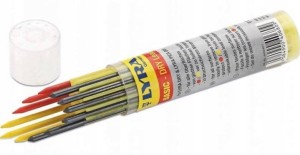 WKŁADY DO MARKERA X12 (6X GRAFIT,3XŻÓŁTY,3XCZERW)