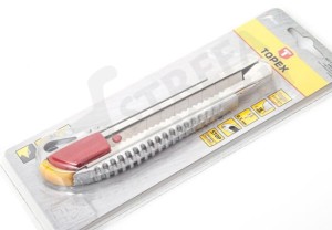 TOPEX NÓŻ NOŻYK Z OSTRZEM ŁAMANYM 18MM 17B128