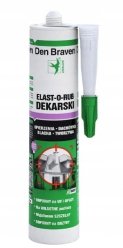 USZCZELNIACZ DEKARSKI KAUCZUKOWY BEZBARWNY 0,3L