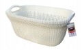 CURVER KNIT KOSZ NA PRANIE DO MAGLA 40L KREMOWY