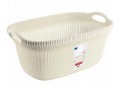 CURVER KNIT KOSZ NA PRANIE DO MAGLA 40L KREMOWY