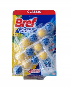 BREF POWER ACTIVE ZAWIESZKA DO WC 3X50G LEMON